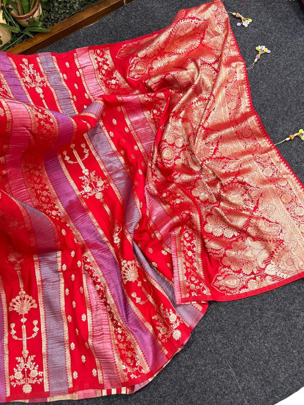 Dazira Rich Crepe Khadi Wholesale saree market in Bengal