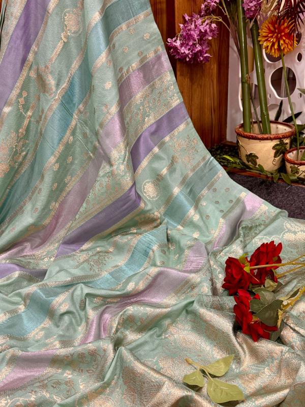 Dazira Rich Crepe Khadi Wholesale saree market in Bengal