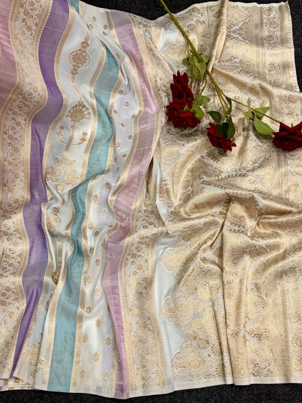 Dazira Rich Crepe Khadi Wholesale saree market in Bengal