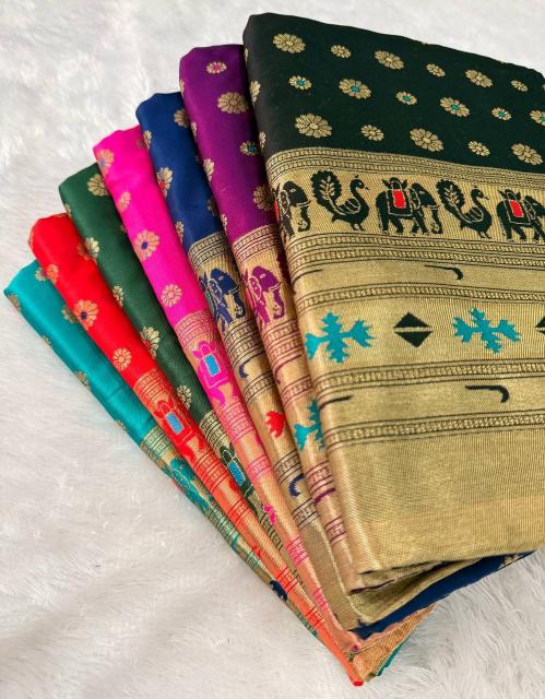 Dazira SF 878 catalog paithani saree wholesaler in surat