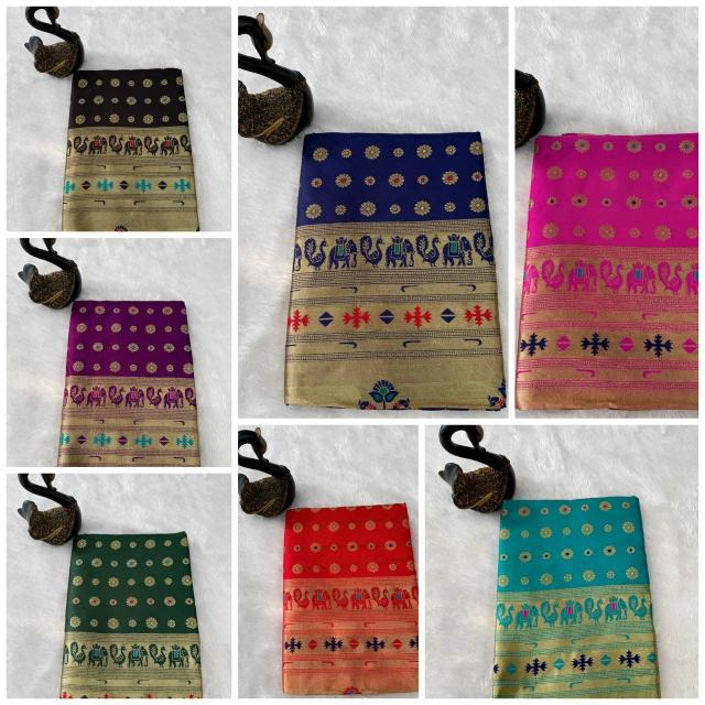 Dazira SF 878 catalog paithani saree wholesaler in surat