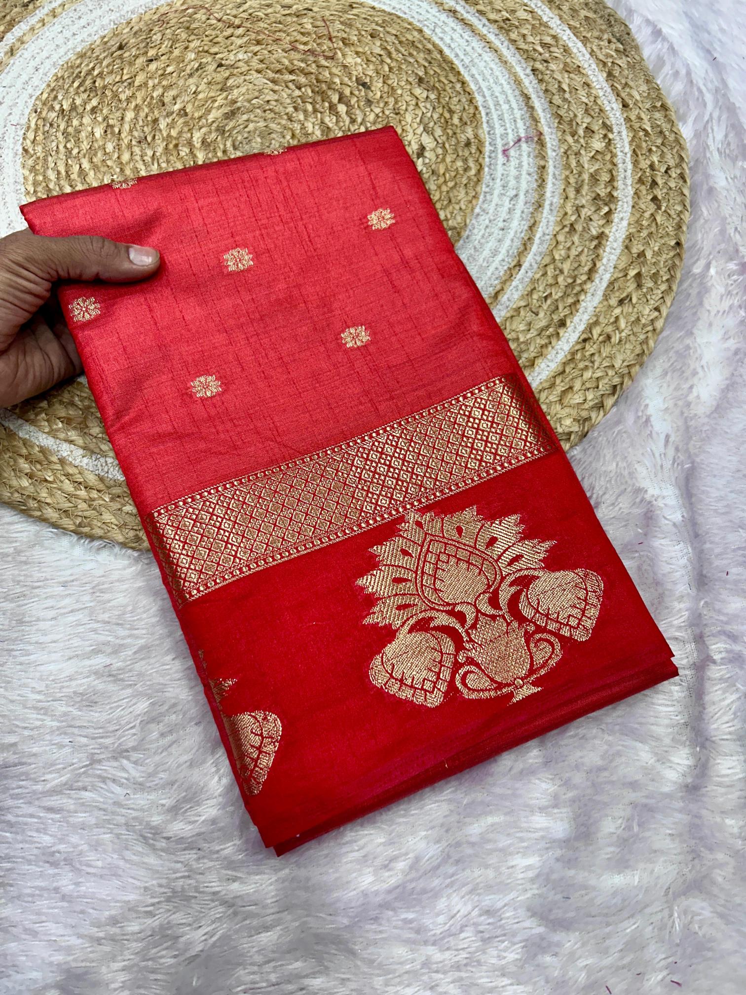 Dazira Soft Tusser silk Cheap saree wholesale in Kolkata