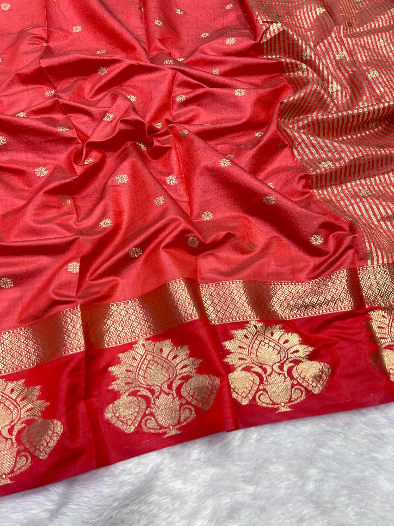 Dazira Soft Tusser silk Cheap saree wholesale in Kolkata