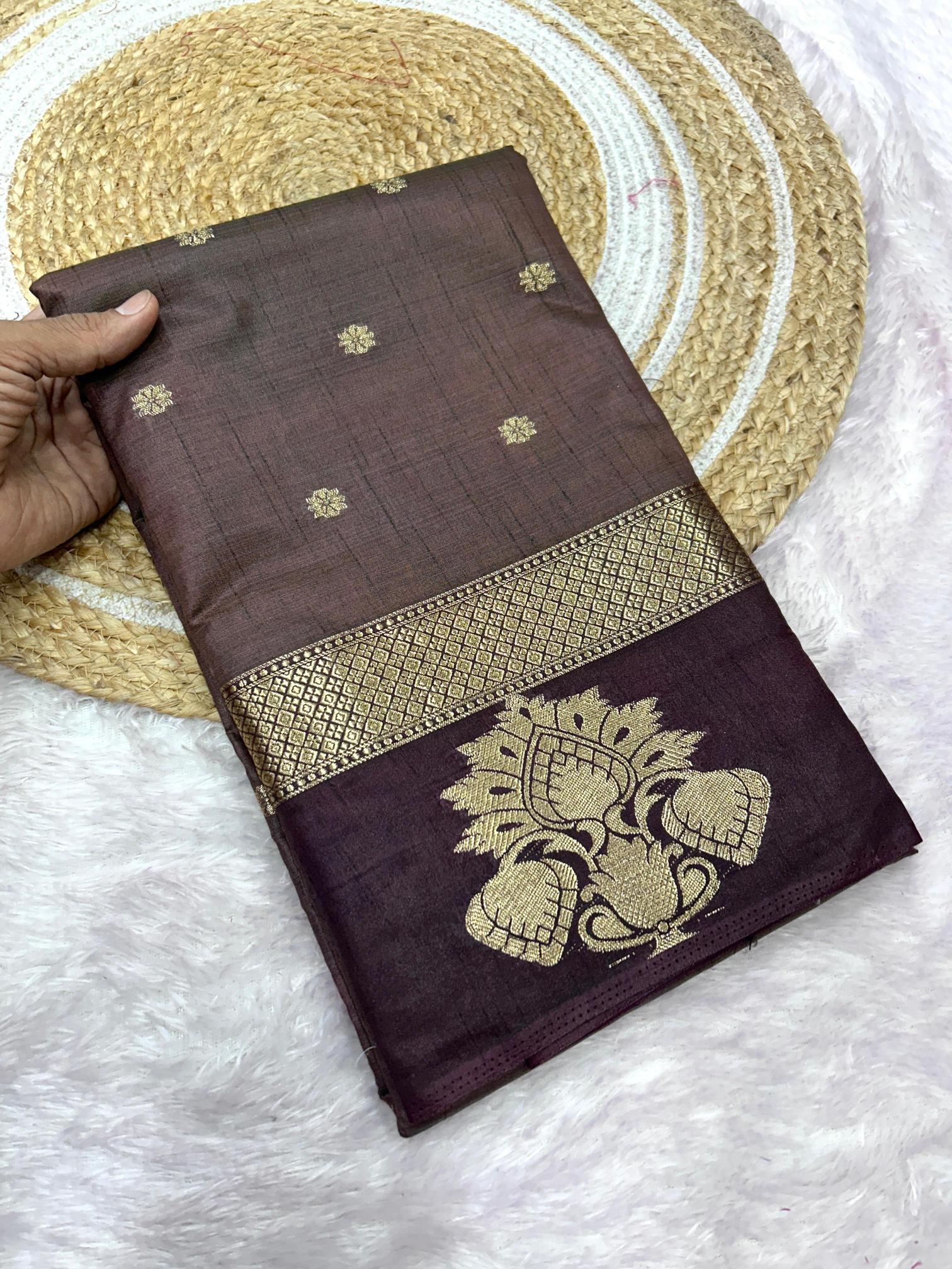 Dazira Soft Tusser silk Cheap saree wholesale in Kolkata