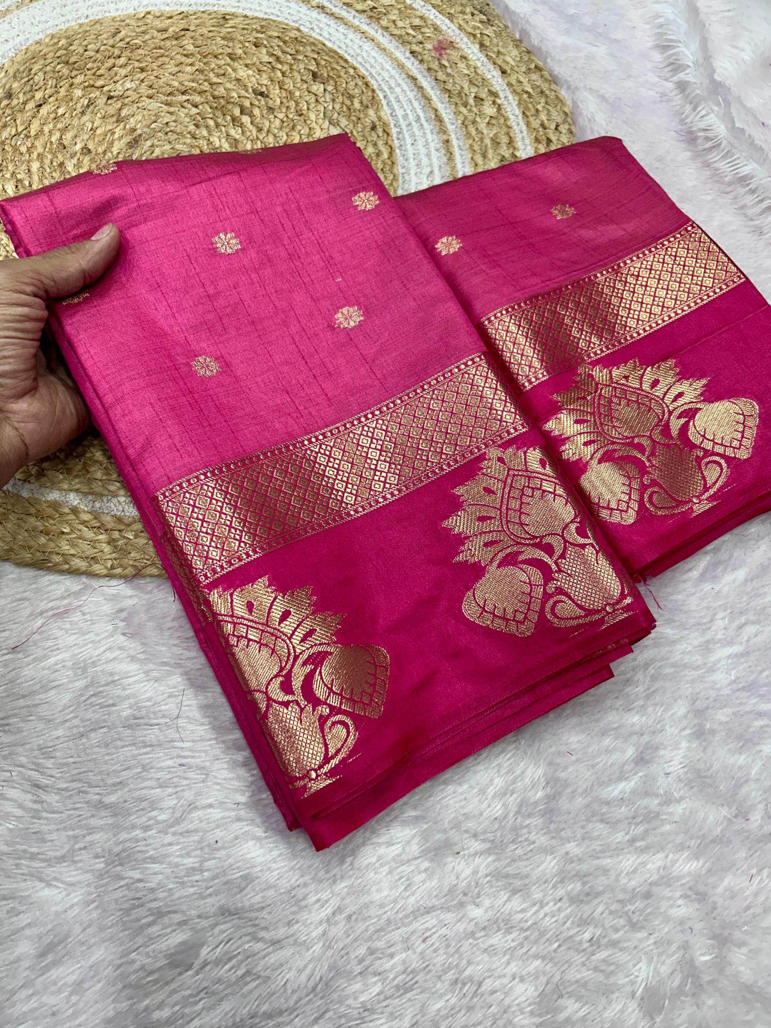 Dazira Soft Tusser silk Cheap saree wholesale in Kolkata