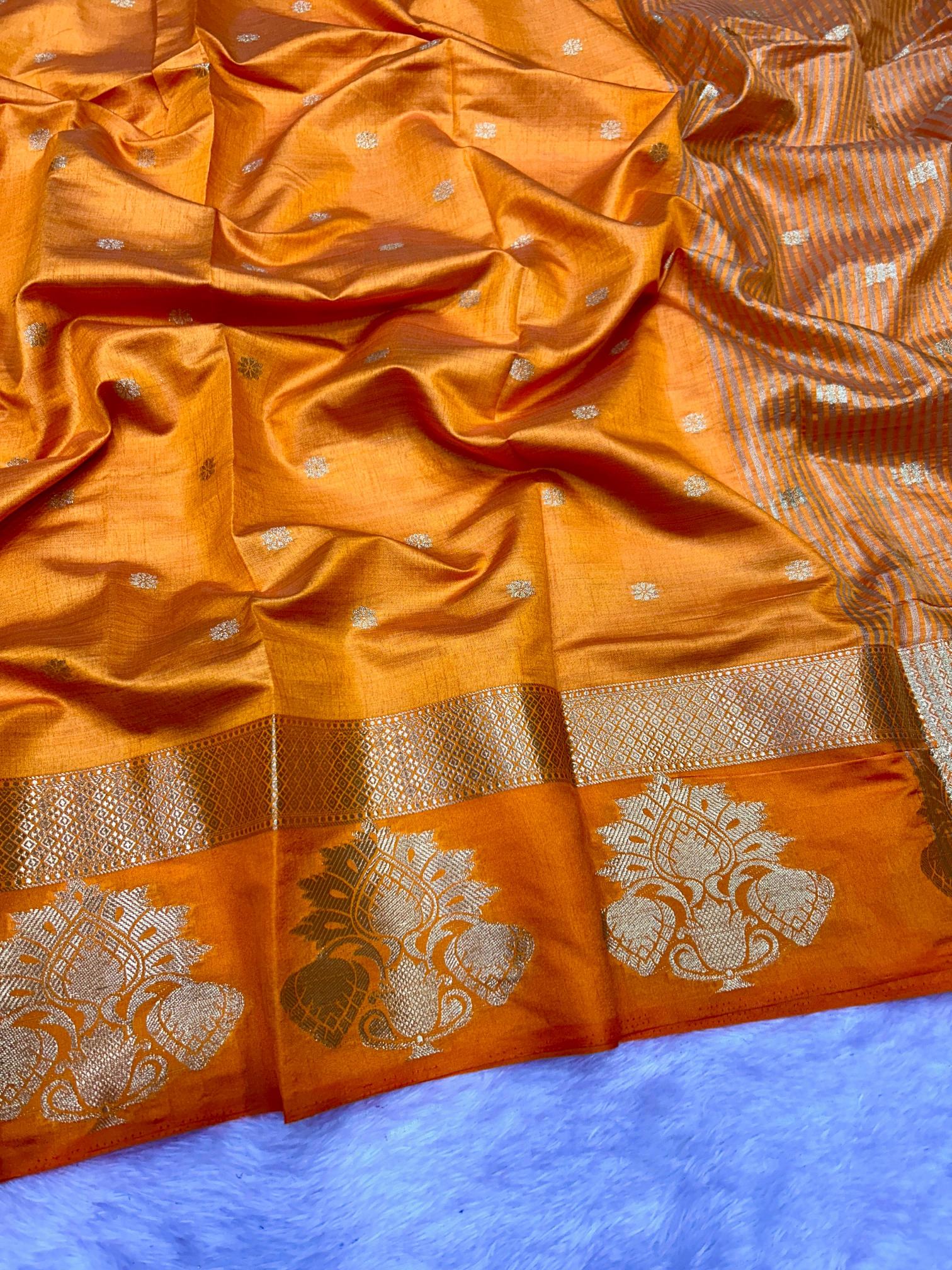 Dazira Soft Tusser silk Cheap saree wholesale in Kolkata