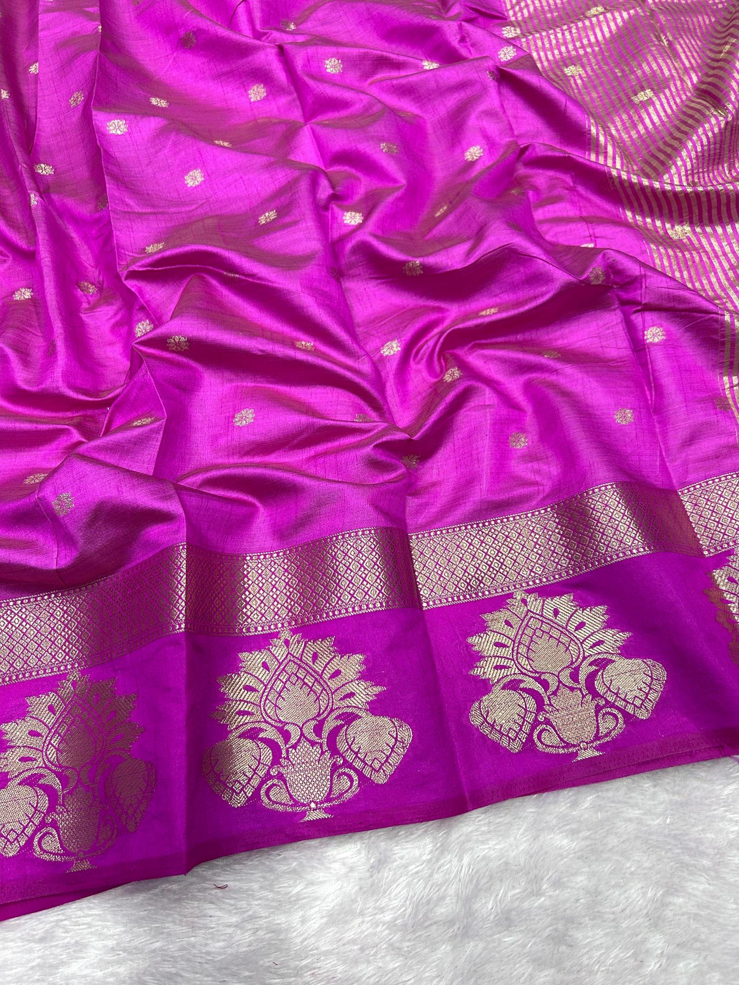 Dazira Soft Tusser silk Cheap saree wholesale in Kolkata