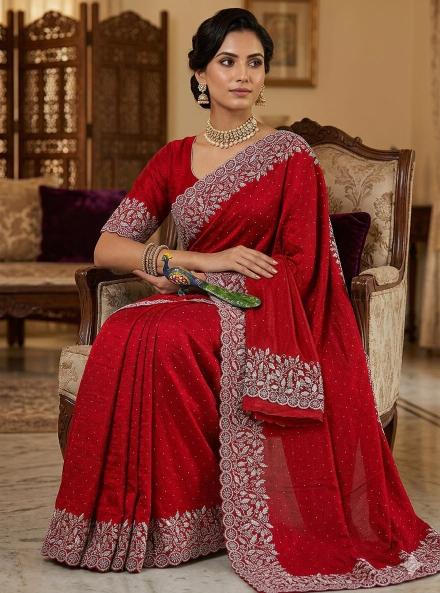 Dazira Space Chiffon Saree showroom in Pune