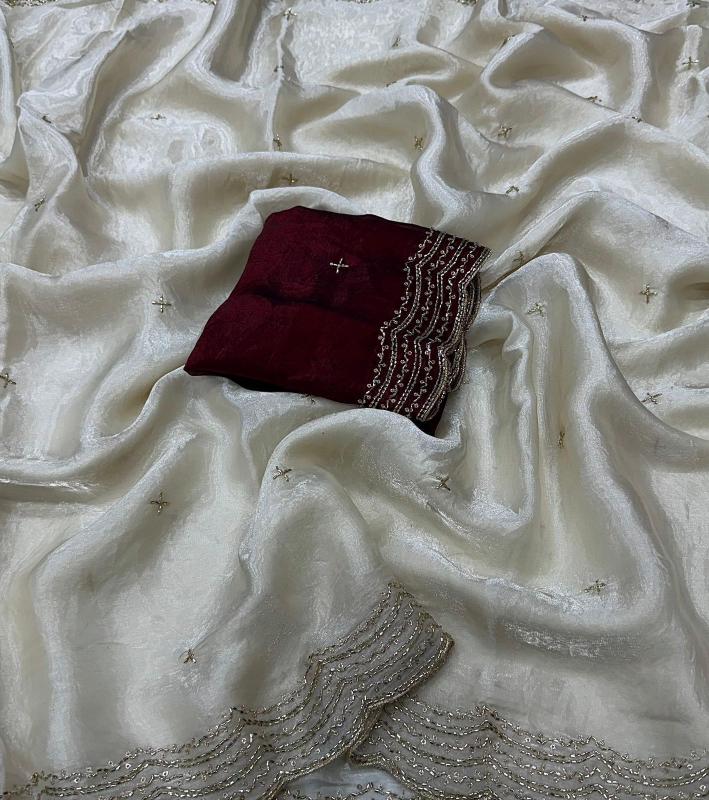 Dazira Space Sattin Bits Sequence Wholesale saree shops in Delhi