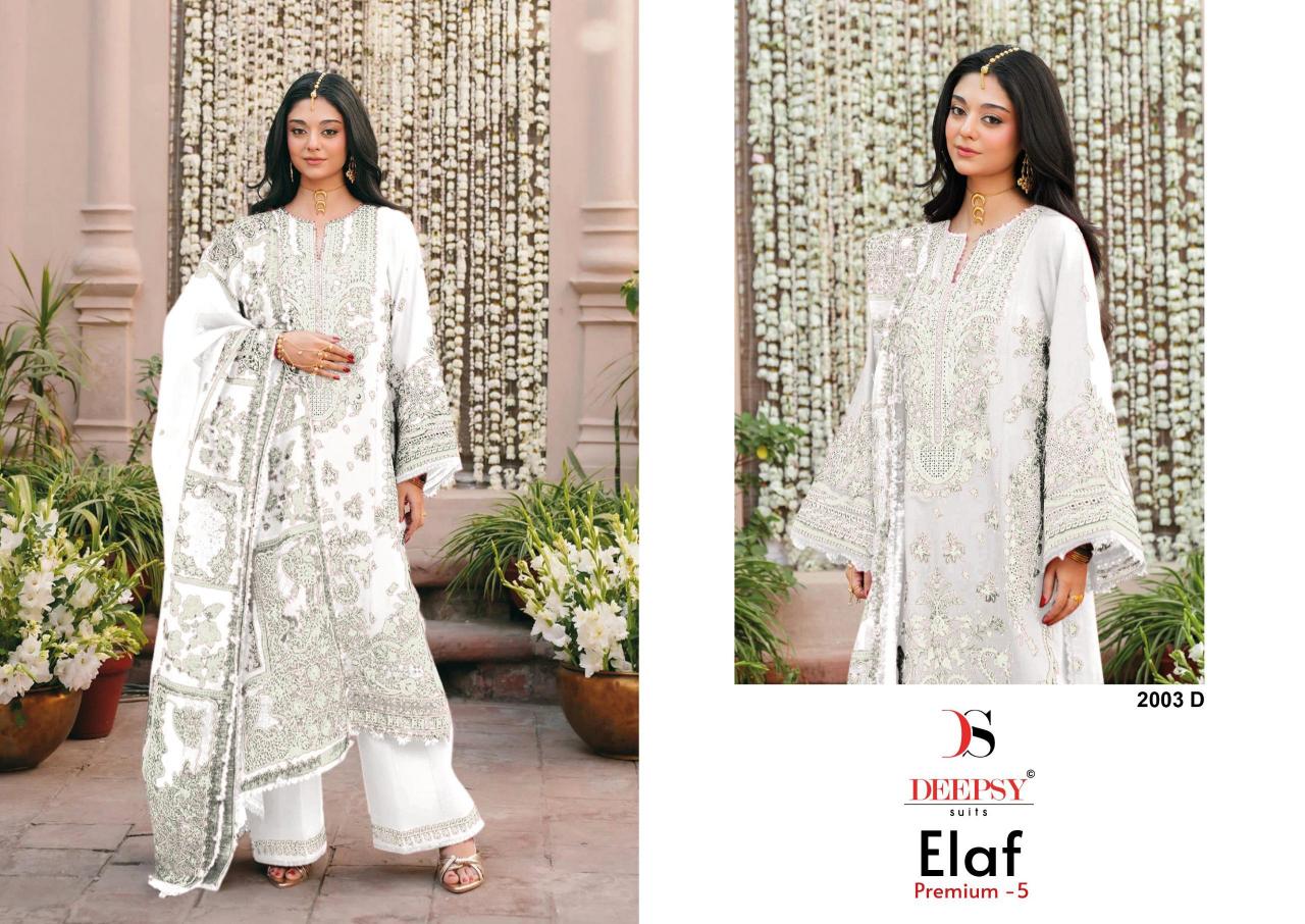 Deepsy Elaf Premium vol 3 d 2003 catalog wholesale pakistani suits in dubai