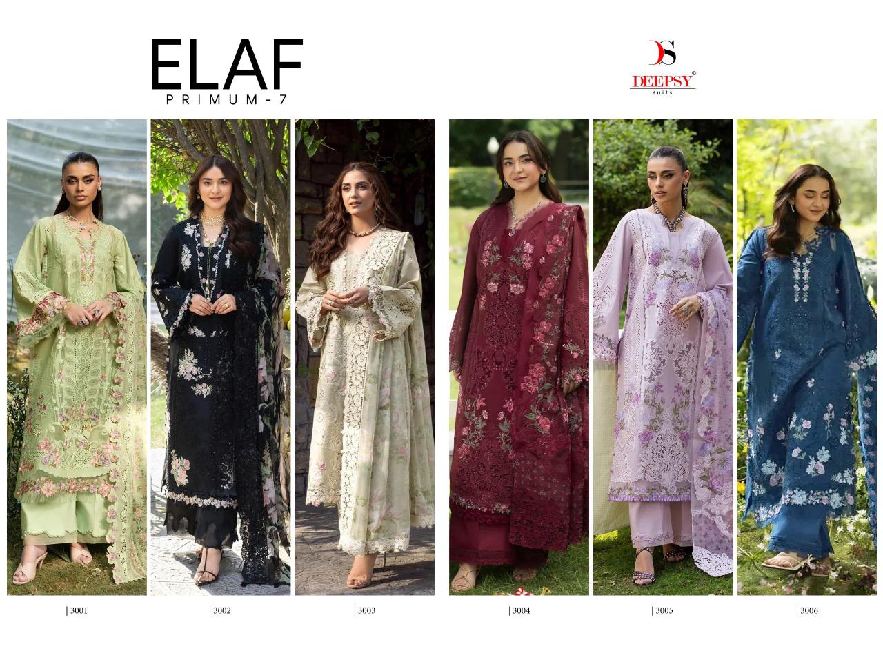 Deepsy Elaf Premium vol 7 catalog wholesale pakistani suits in uae
