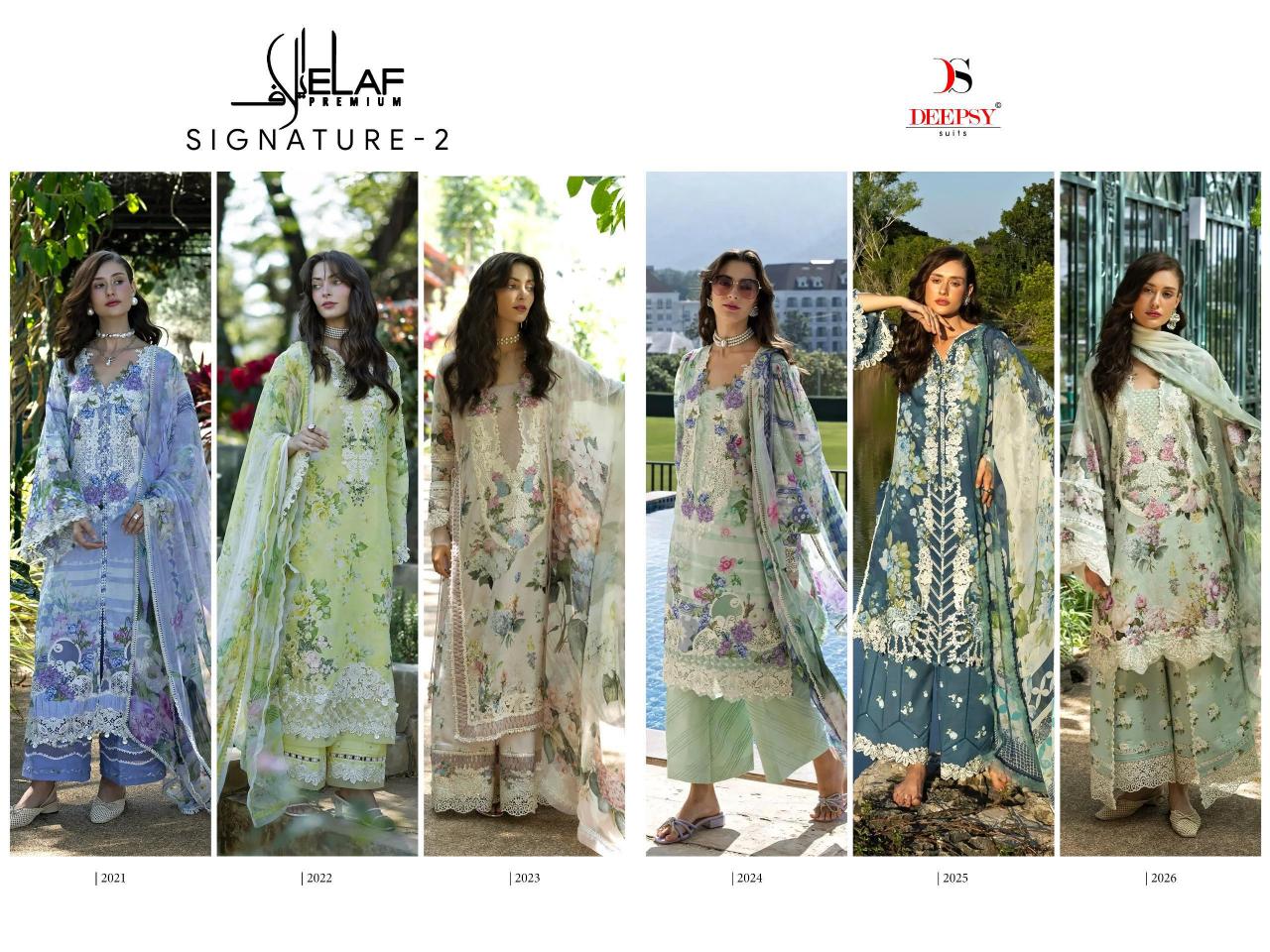 Deepsy Elaf Signature vol 2 catalog wholesale pakistani suits buy online
