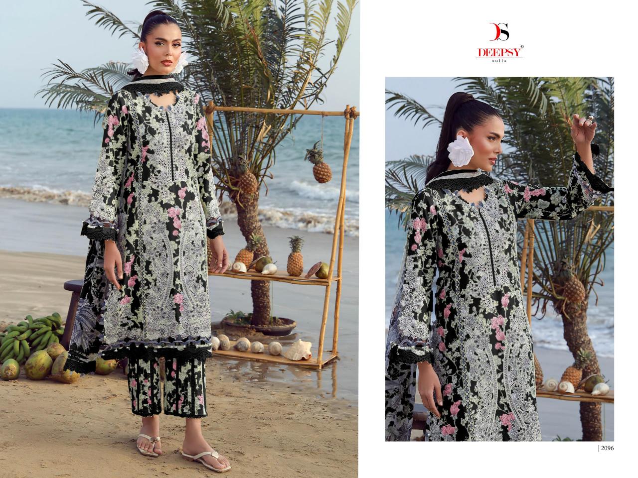 Deepsy Jade Flora Premium vol 2 catalog Cotton dupatta pakistani wholesale suits