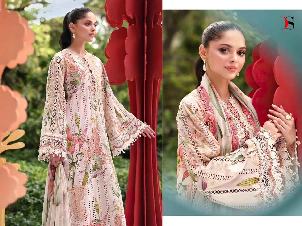 Deepsy Maria B MPrint 25 Vol 7 catalog Chiffon Dupatta pakistani wholesale suits online