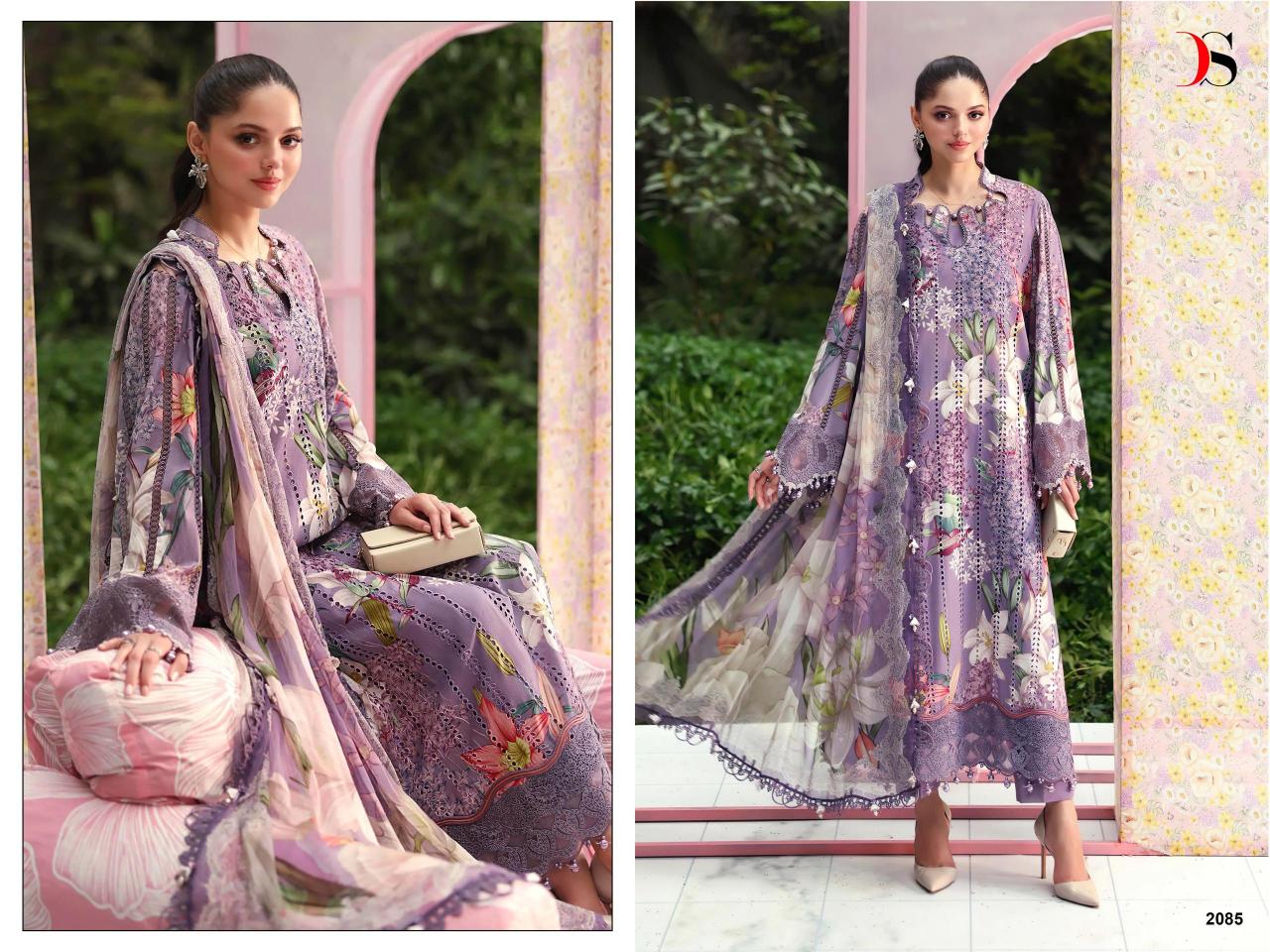 Deepsy Maria B MPrint 25 Vol 7 catalog Chiffon Dupatta pakistani wholesale suits online