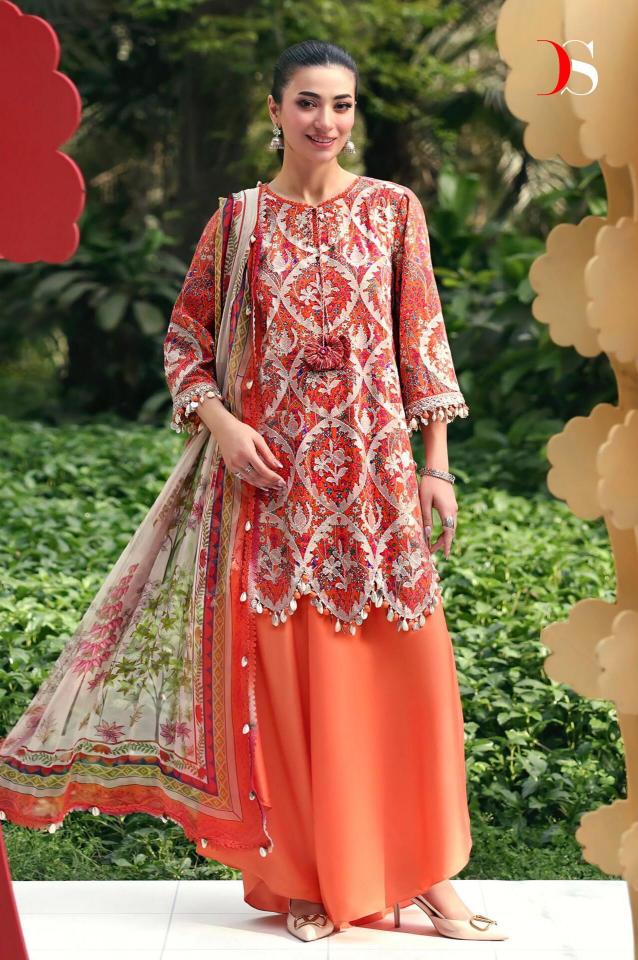 Deepsy Maria B MPrint 25 Vol 7 catalog Cotton Dupatta pakistani suits wholesale in india
