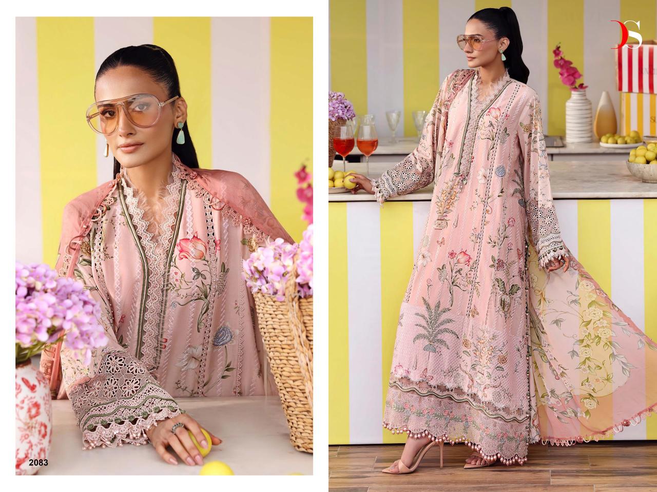 Deepsy Maria B MPrint 25 Vol 7 catalog Cotton Dupatta pakistani suits wholesale in india
