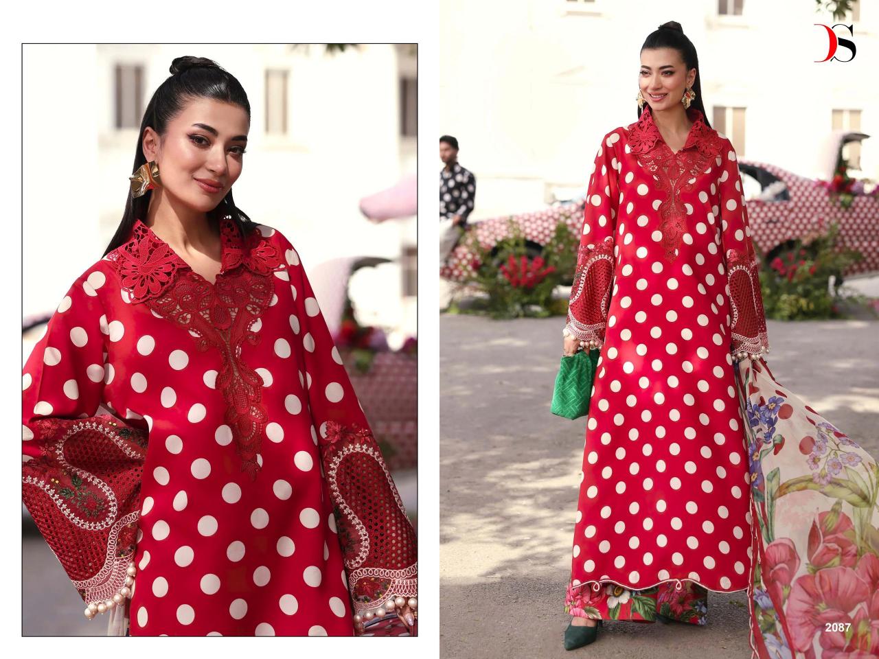 Deepsy Maria B MPrint 25 Vol 7 catalog Cotton Dupatta pakistani suits wholesale in india