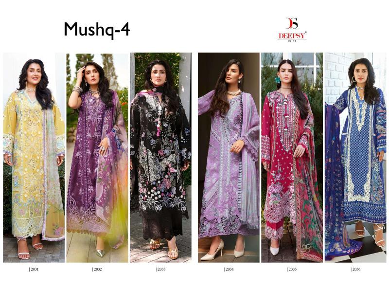 Deepsy Suits Mushq Lawn Vol-4 Bulk salwar suit suppliers in Hyderabad