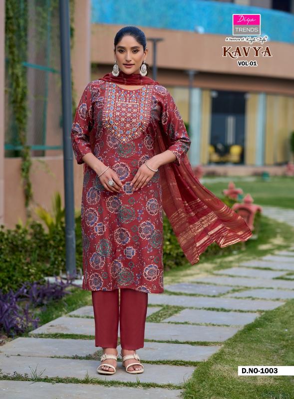 Diya Trends Kavya vol.1 Kurti stores in Pune