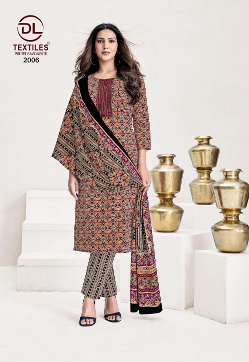 DL Kutchi Ajrakh Vol-2 – Kurti Pant With Dupatta - Wholesale Catalog