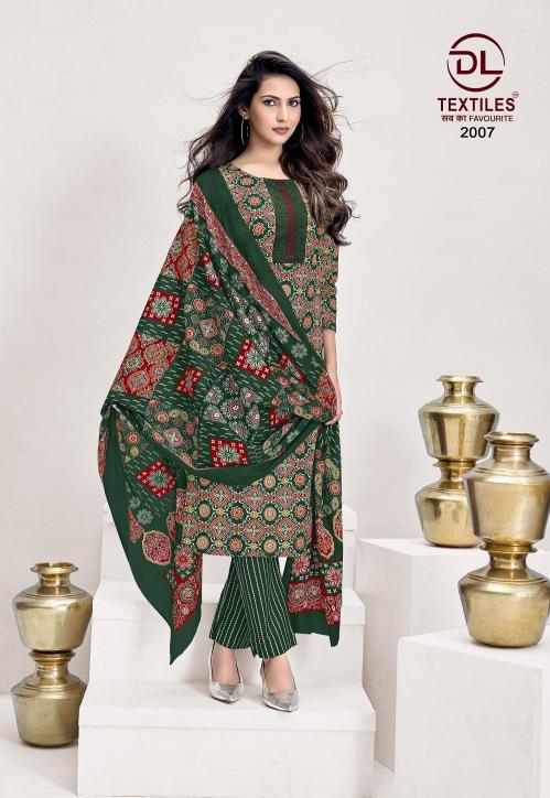DL Kutchi Ajrakh Vol-2 – Kurti Pant With Dupatta - Wholesale Catalog