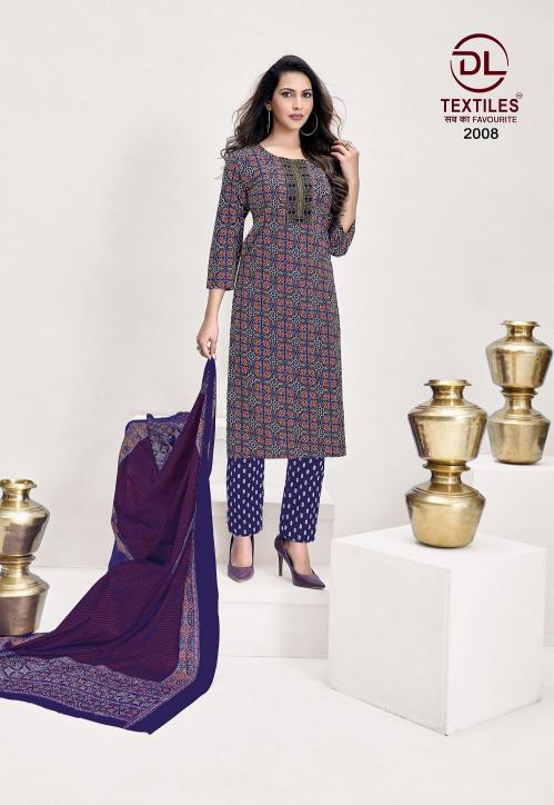DL Kutchi Ajrakh Vol-2 – Kurti Pant With Dupatta - Wholesale Catalog