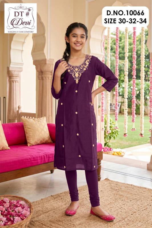 DT Devi Jaini vol 2 10066 catalog kids wear wholesale in pune