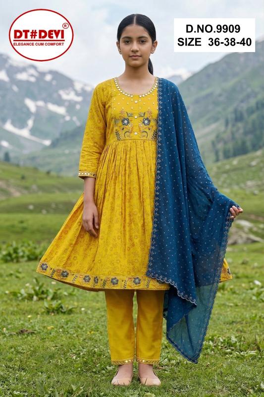 Dt Devi Kalpana 9909 catalog kids wear delhi wholesaler