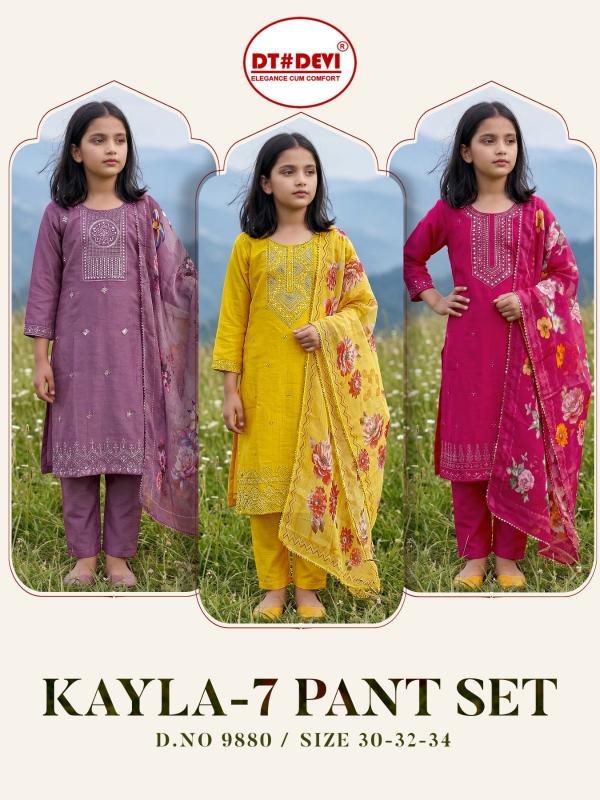 DT Devi KAYLA-7 Kids designer kurtis