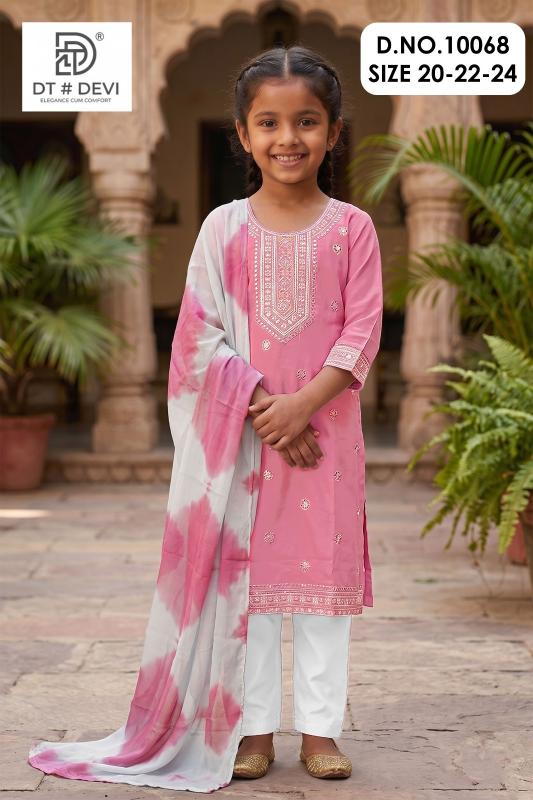 Dt Devi Pihu vol 14 10068 Catalog kids wear wholesale