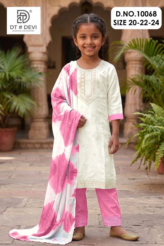 Dt Devi Pihu vol 14 10068 Catalog kids wear wholesale