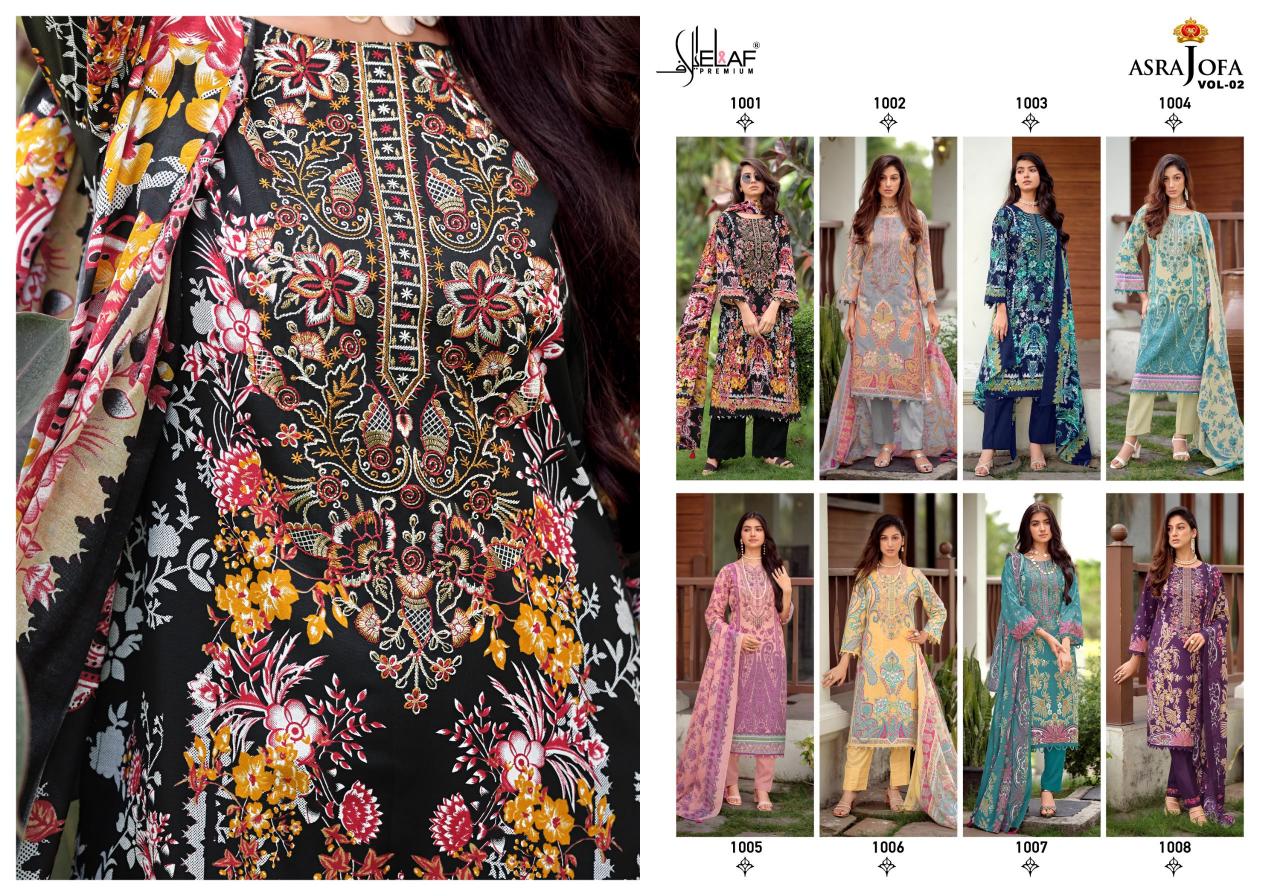 Elaf Asrajofa vol 2 catalog dress material on sale in surat online
