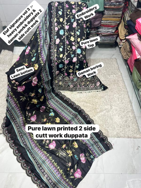 Elaf Signature Vol-3 – Pakistani Dress Material - Wholesale Catalog
