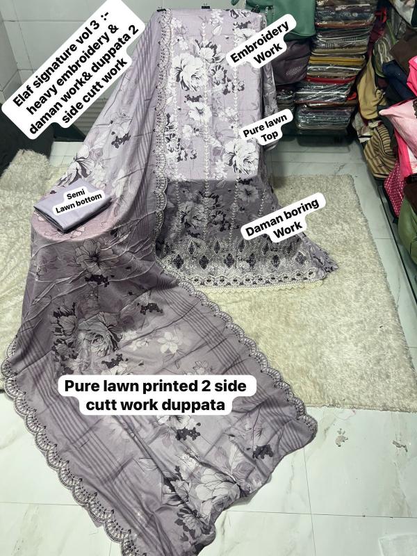 Elaf Signature Vol-3 – Pakistani Dress Material - Wholesale Catalog