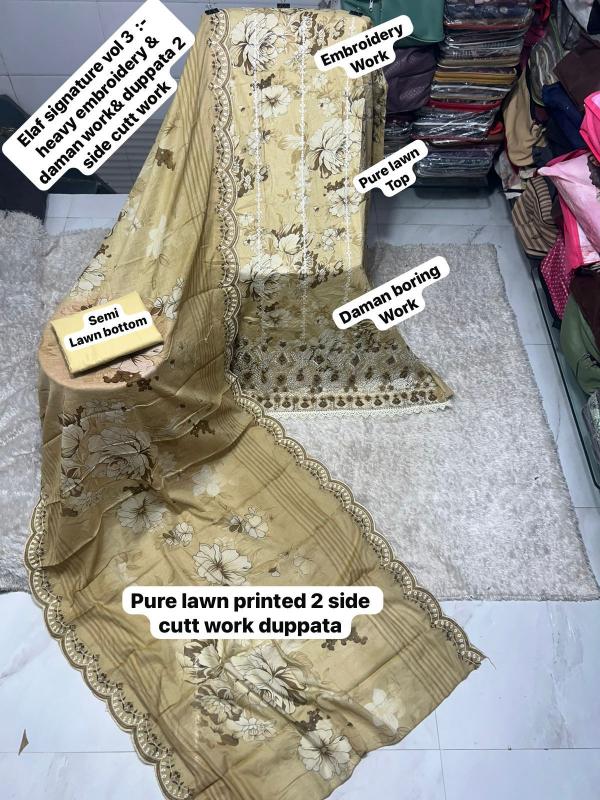 Elaf Signature Vol-3 – Pakistani Dress Material - Wholesale Catalog