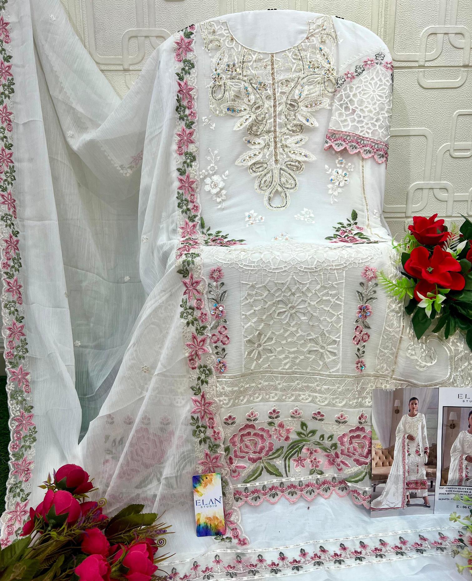 Elan E 06 catalog wholesale pakistani suits buy online
