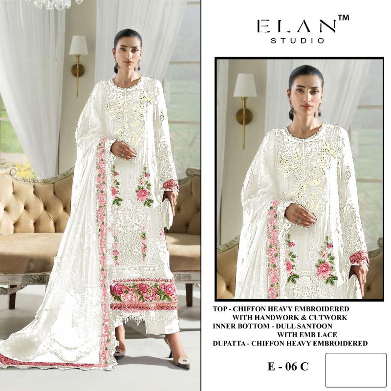 Elan E 06 catalog wholesale pakistani suits buy online