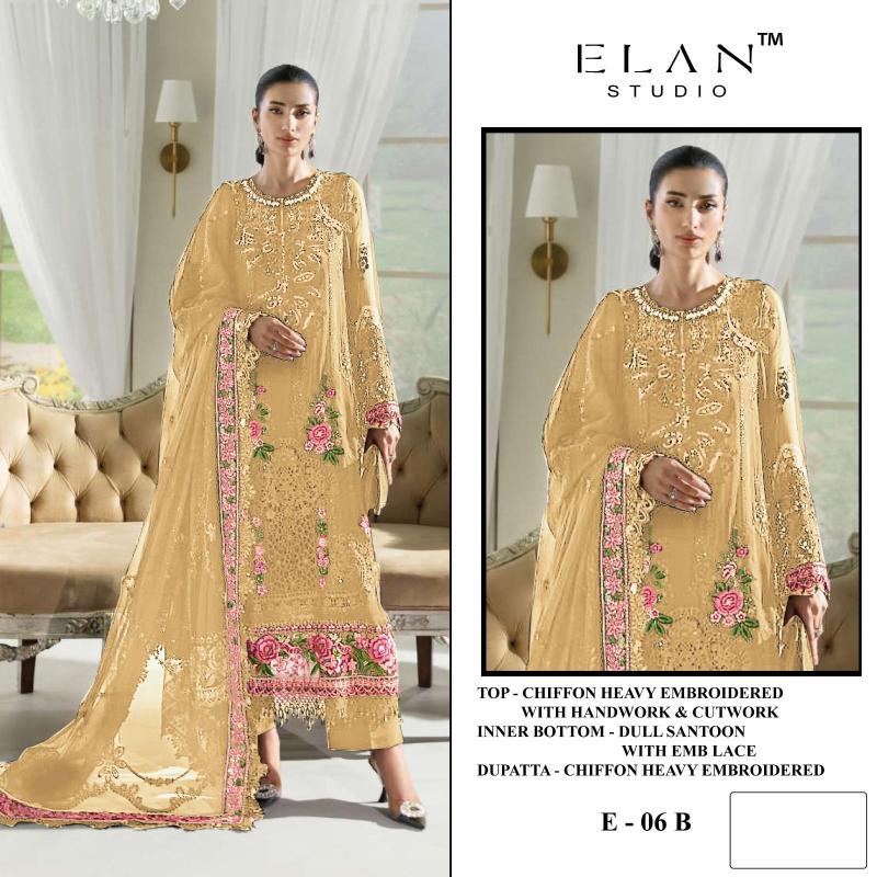Elan E 06 catalog wholesale pakistani suits buy online