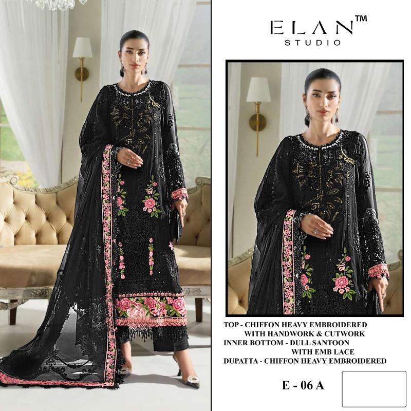 Elan E 06 catalog wholesale pakistani suits buy online