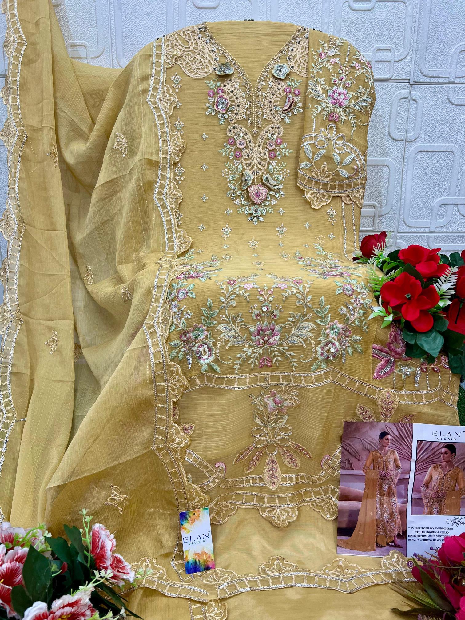 Elan E 07 catalog pakistani suits at wholesale price