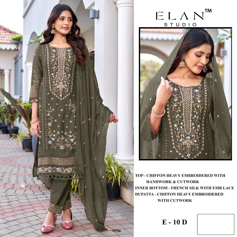 Elan E 10 vol 2 catalog wholesale pakistani suit