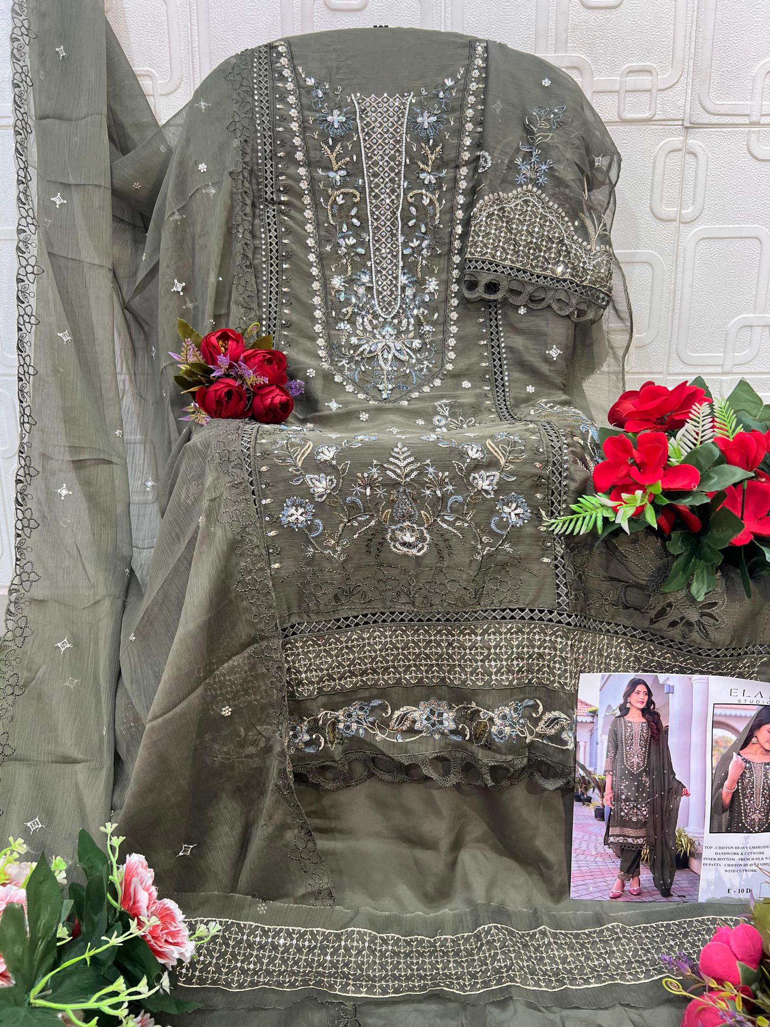 Elan E 10 vol 2 catalog wholesale pakistani suit