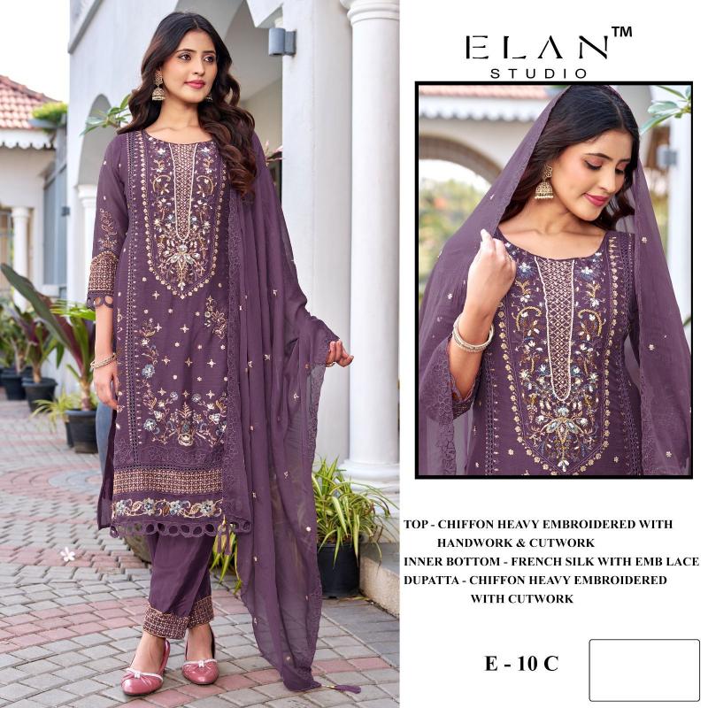 Elan E 10 vol 2 catalog wholesale pakistani suit