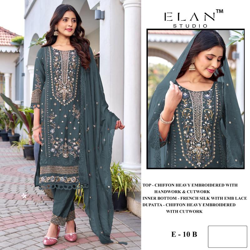 Elan E 10 vol 2 catalog wholesale pakistani suit