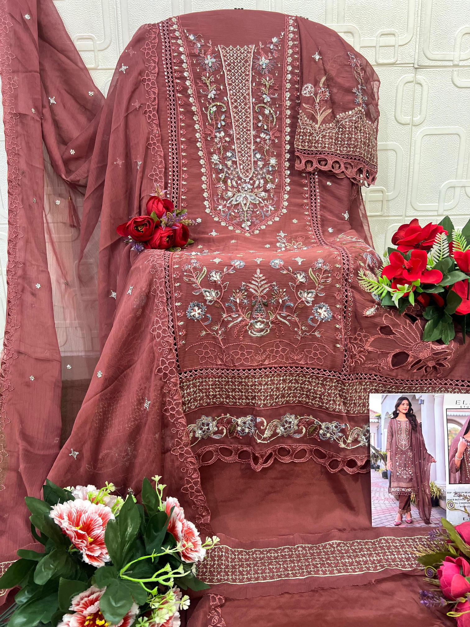 Elan E 10 vol 2 catalog wholesale pakistani suit
