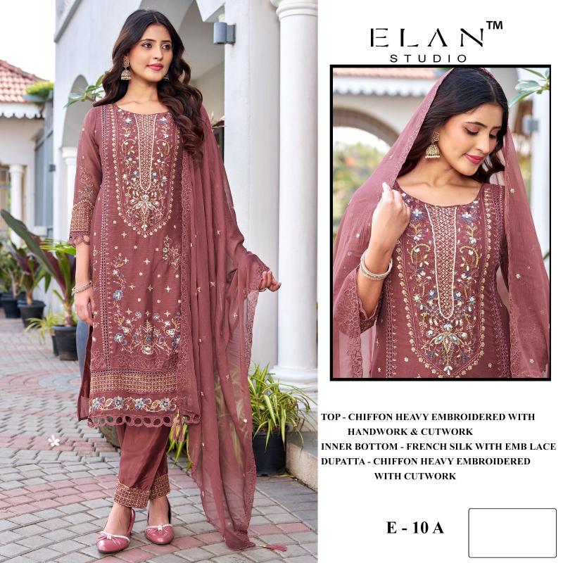 Elan E 10 vol 2 catalog wholesale pakistani suit
