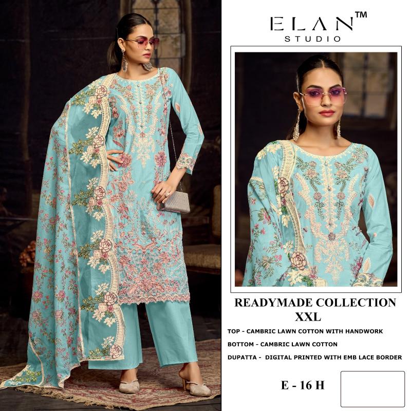 Elan E 16 catalog pakistani suit wholesale price
