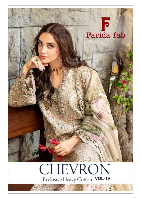 Farida Fab Chevron Vol 19 – karachi Kurti Pant With Dupatta - Wholesale Catalog