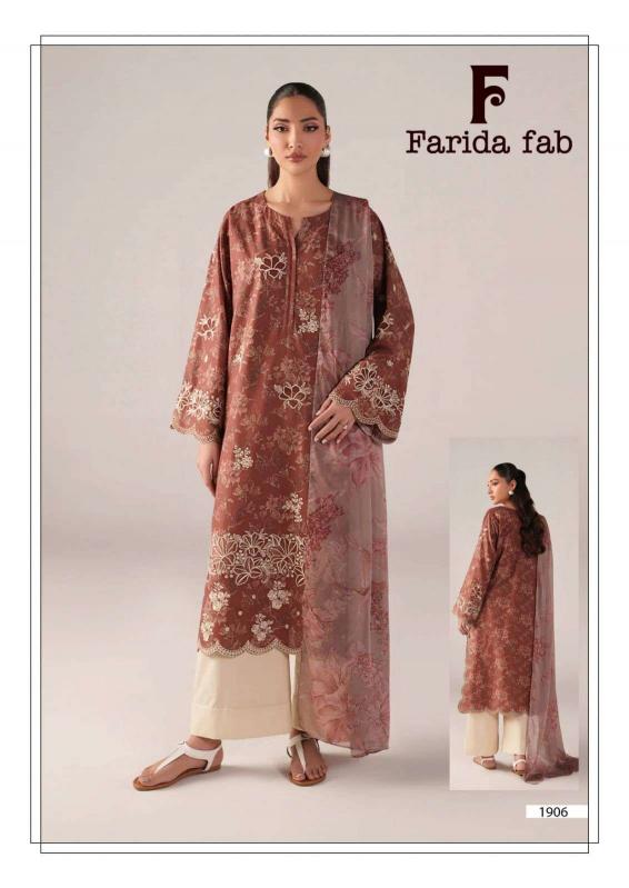 Farida Fab Chevron Vol 19 – karachi Kurti Pant With Dupatta - Wholesale Catalog